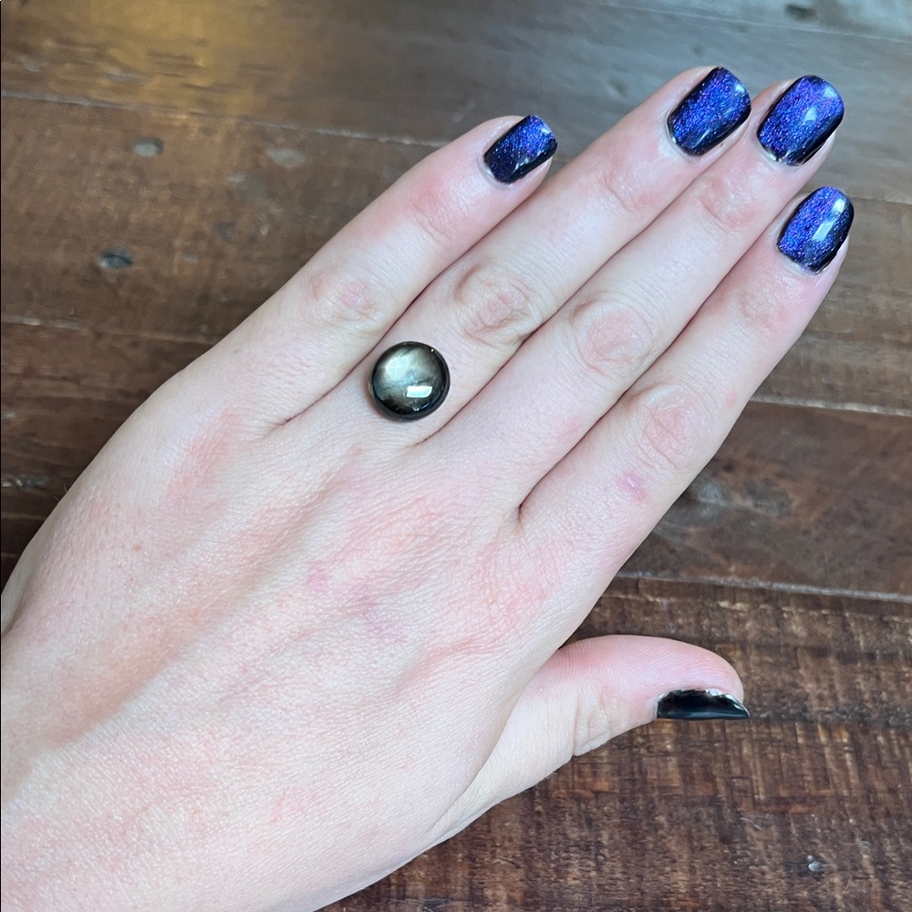 Gorgeous Black Star Sapphire Loose Genstone